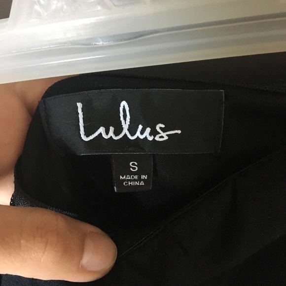 Black strapless mini dress - Picture 2 of 2